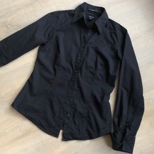 GAP Classic dark navy button down cotton shirt